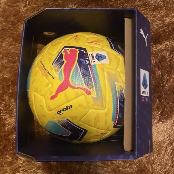 Puma Orbita Serie A FIFA Quality Pro Soccer Ball Yellow 084114-02 Size 5 New - Picture 3 of 6
